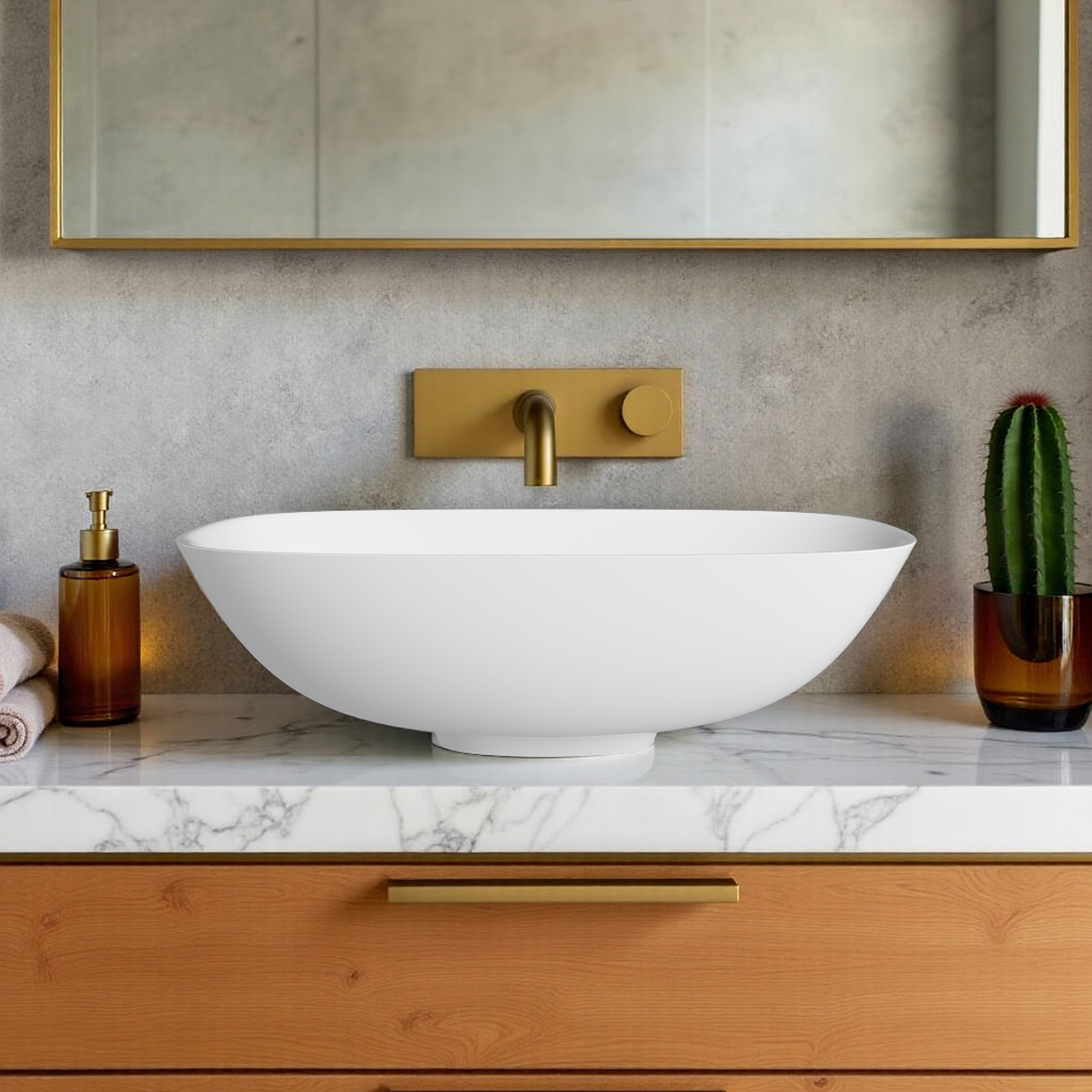 23"x 17" KARL RECTANGULAR COUNTER-TOP SINK