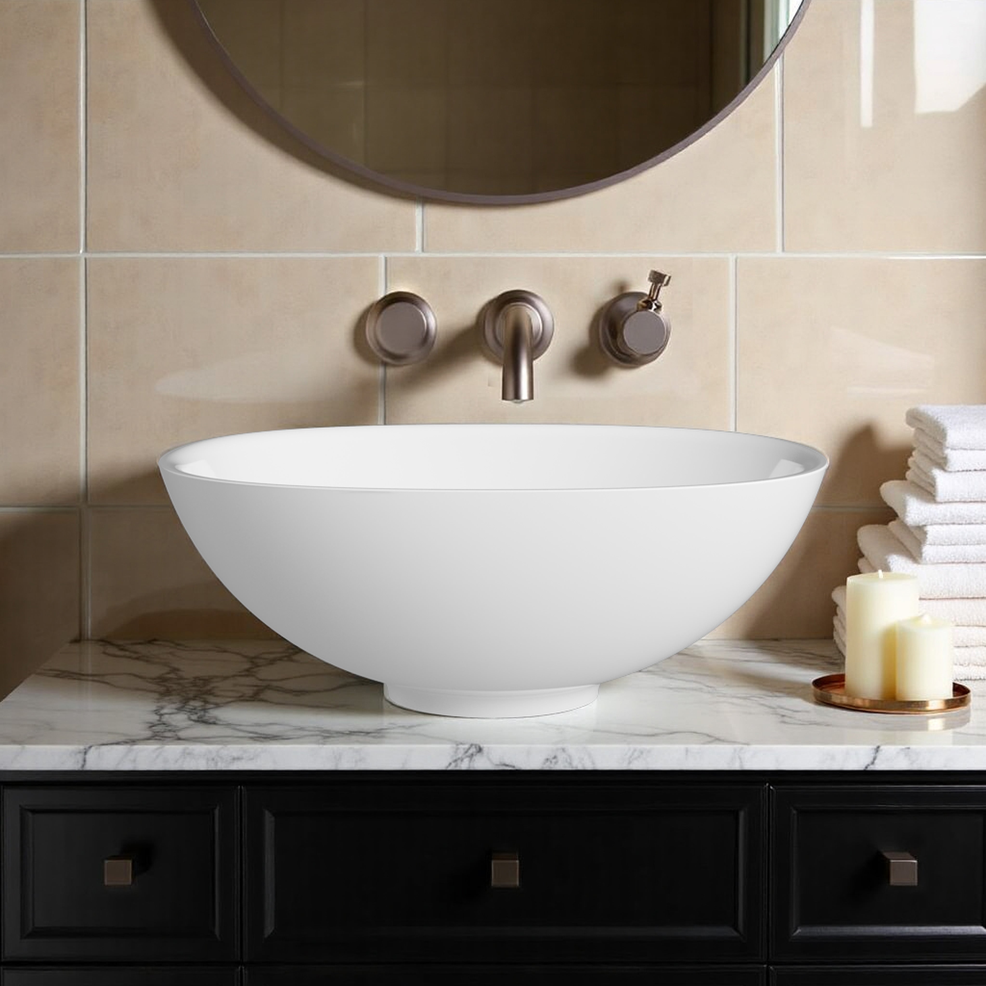 19"x 15" STING OVAL COUNTER-TOP SINK