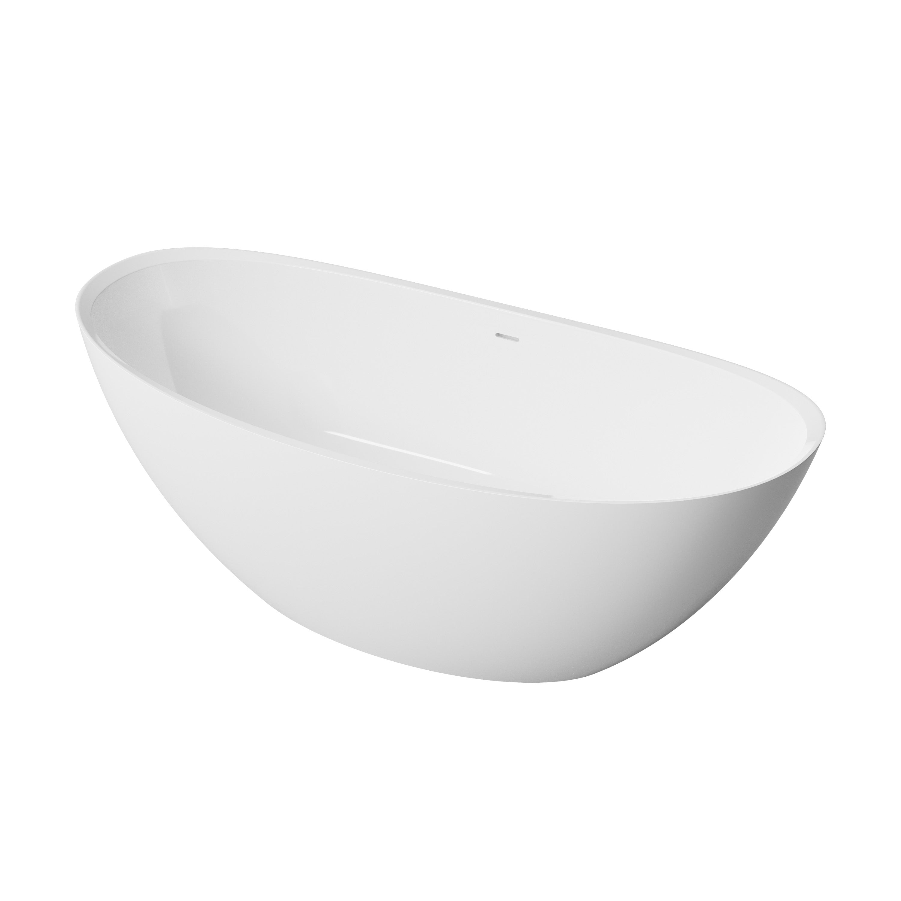 64" x 32" COLLINS FREESTANDING OVAL BATHTUB