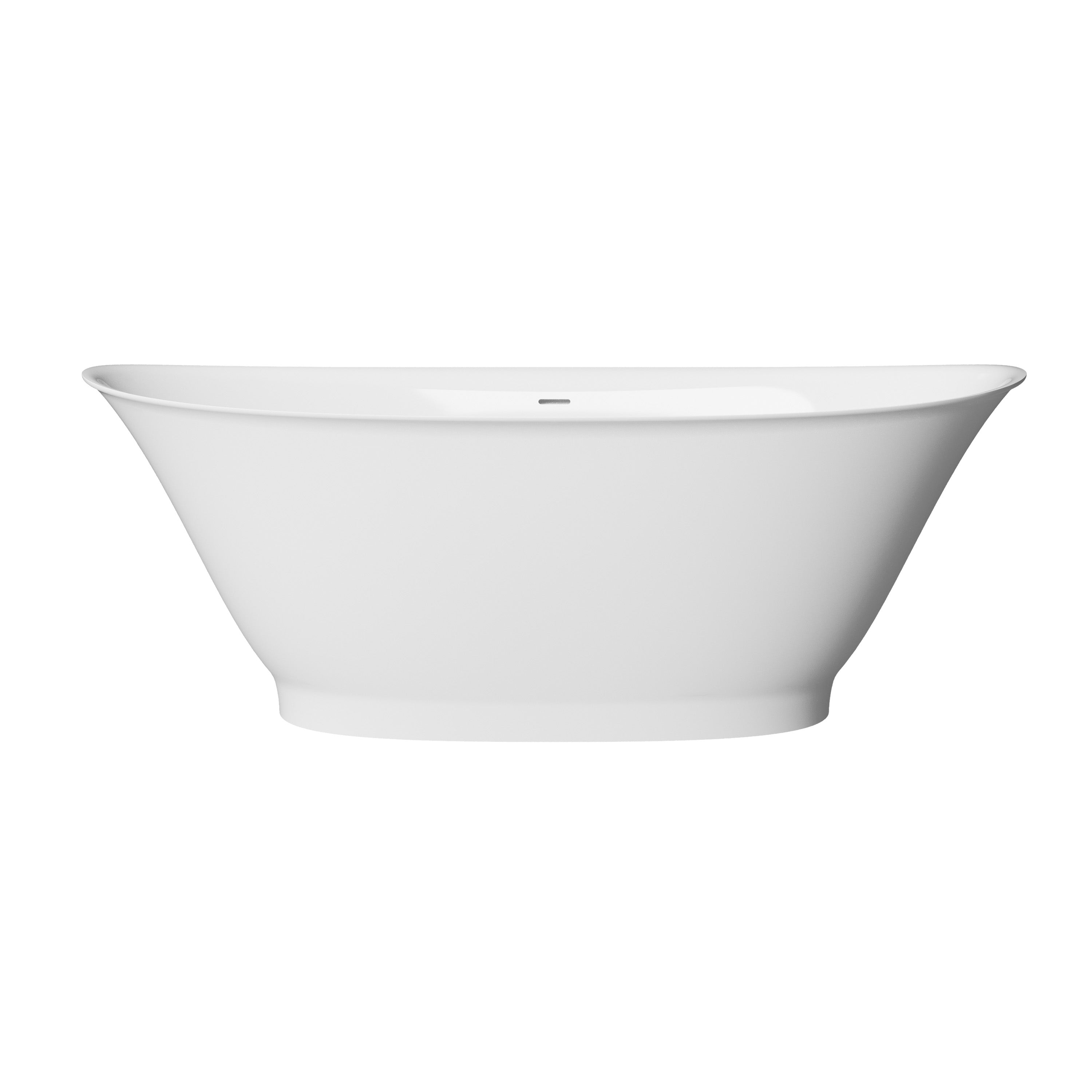 64"x 31.5" RUSH FREESTANDING OVAL BATHTUB