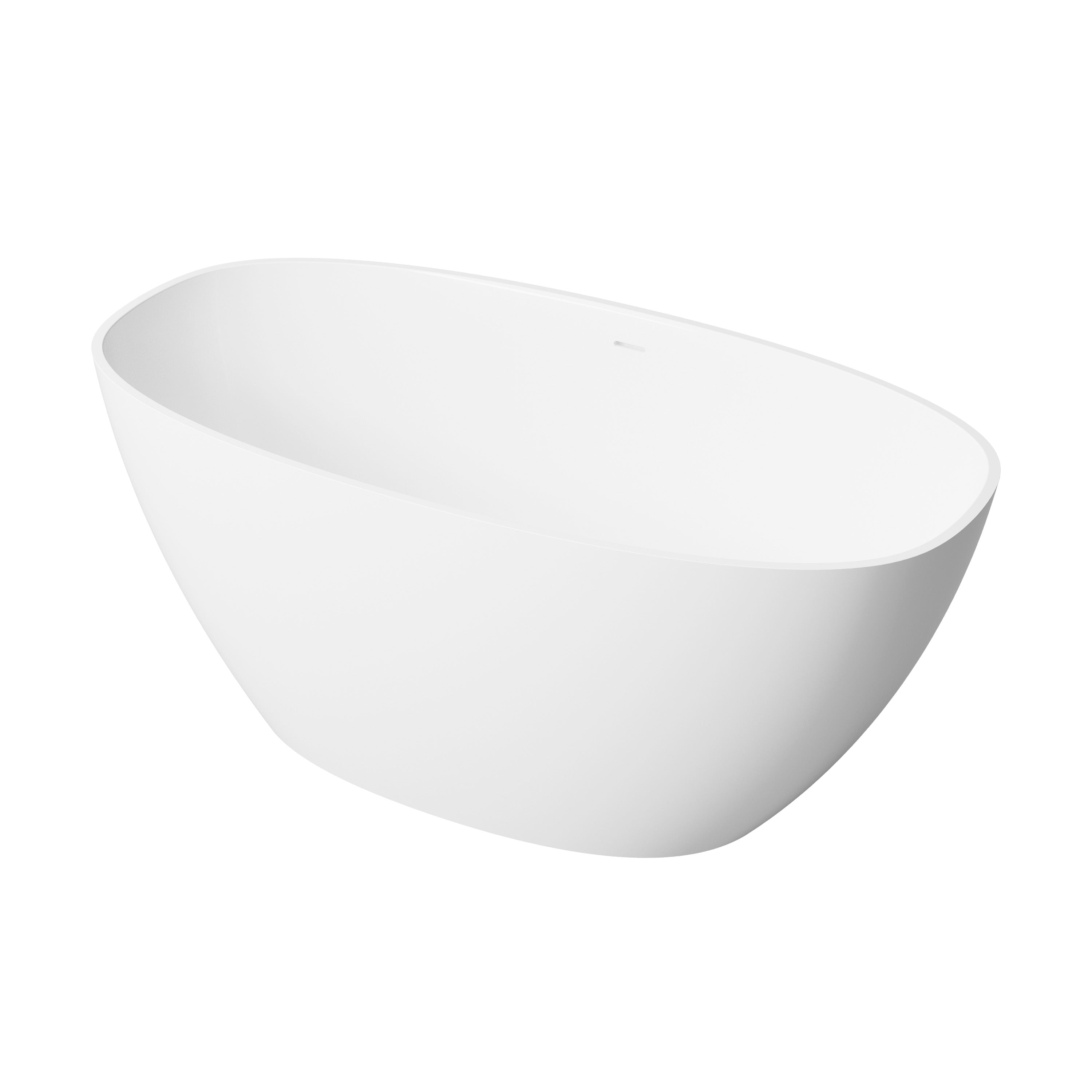 59" x 31.5" STARR FREESTANDING OVAL BATHTUB